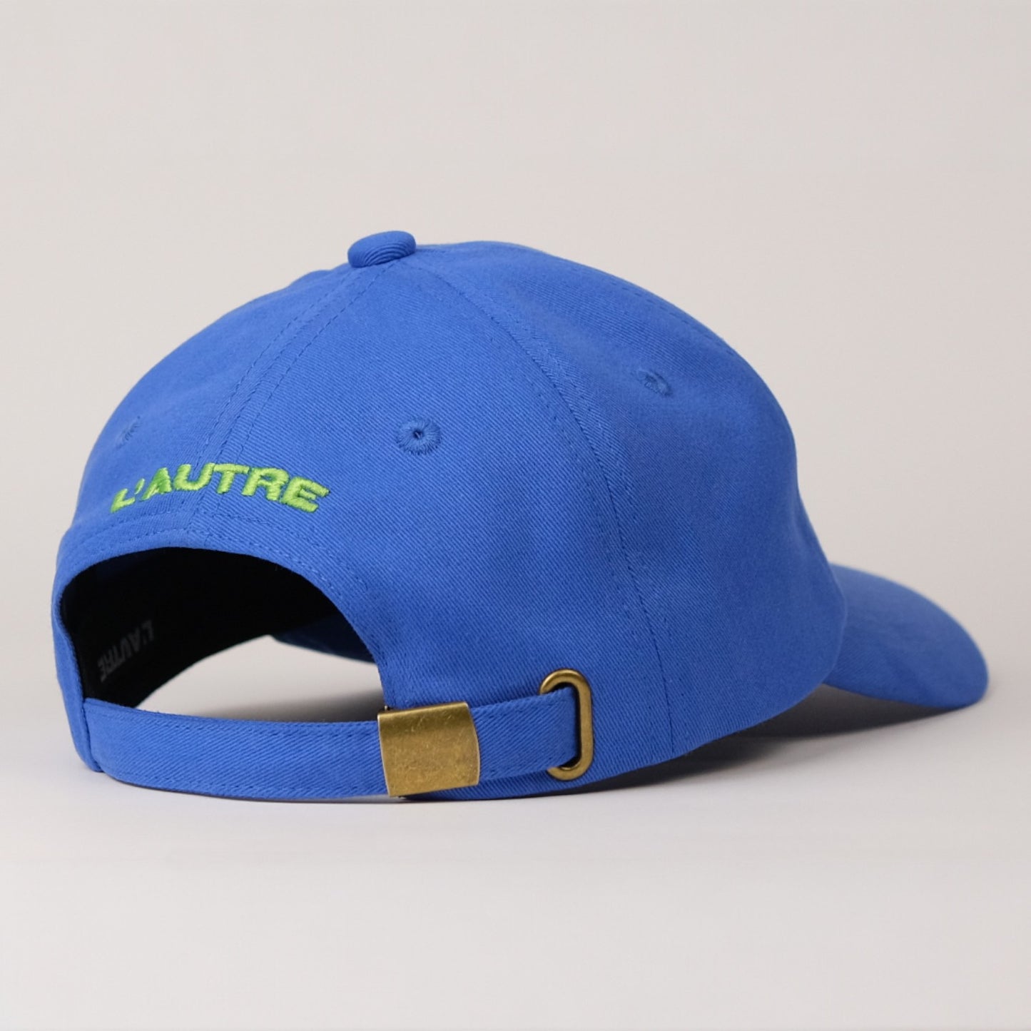 “Wear What Makes You Happy” Cap - Electric Blue/Lime Green
