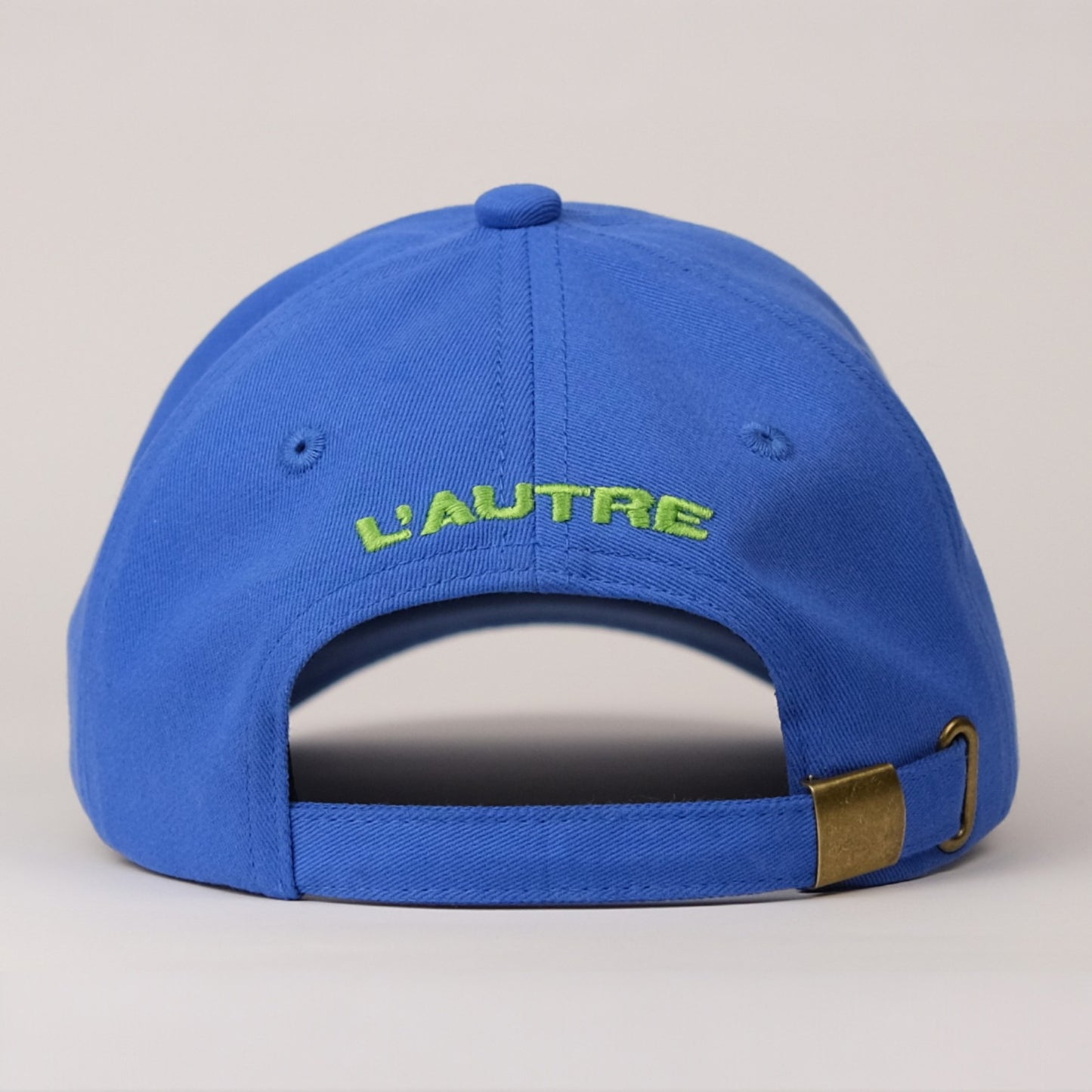 “Wear What Makes You Happy” Cap - Electric Blue/Lime Green
