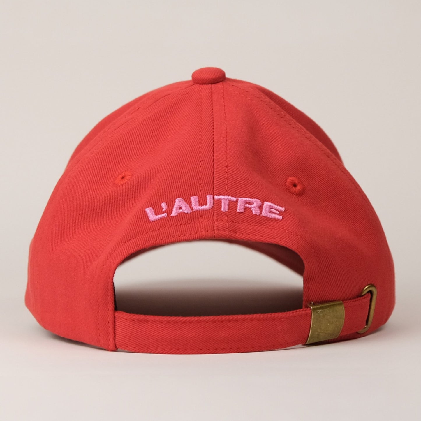 “Wear What Makes You Happy” Cap - Red/Baby Pink